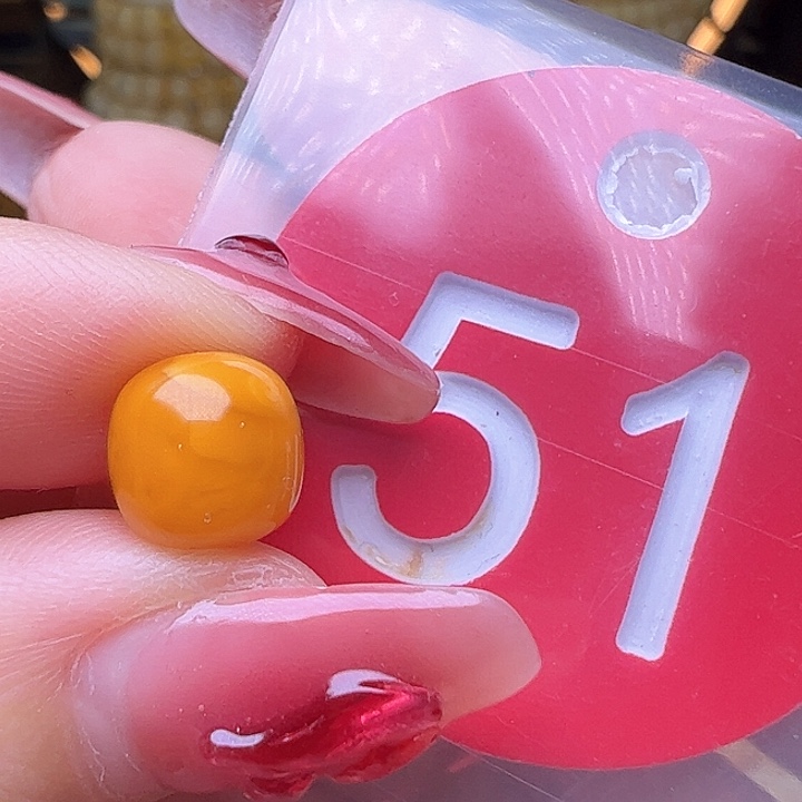 蜜蜡裸石未镶嵌8mm 老蜡 老型