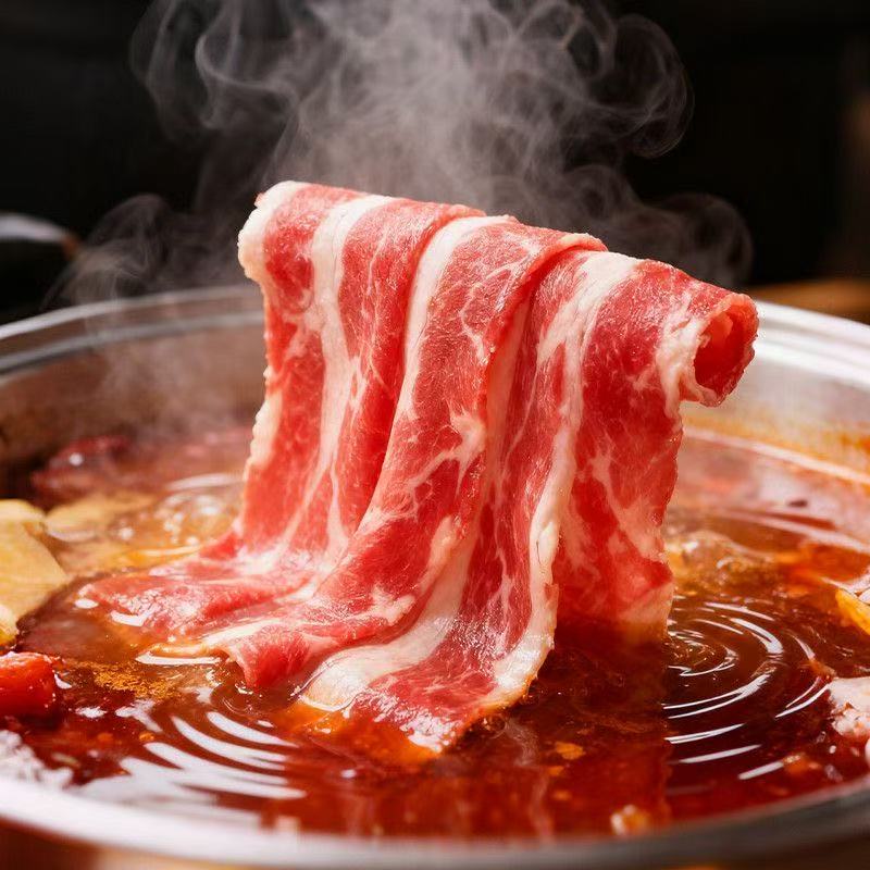 【兴安盟】内蒙小黄溜达牛牛肉卷涮锅烤肉不腥现杀鲜牛肉原切