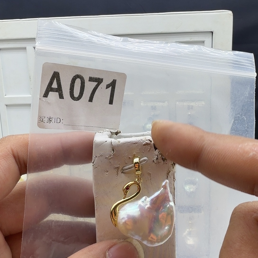 合金颈饰淡水珍珠