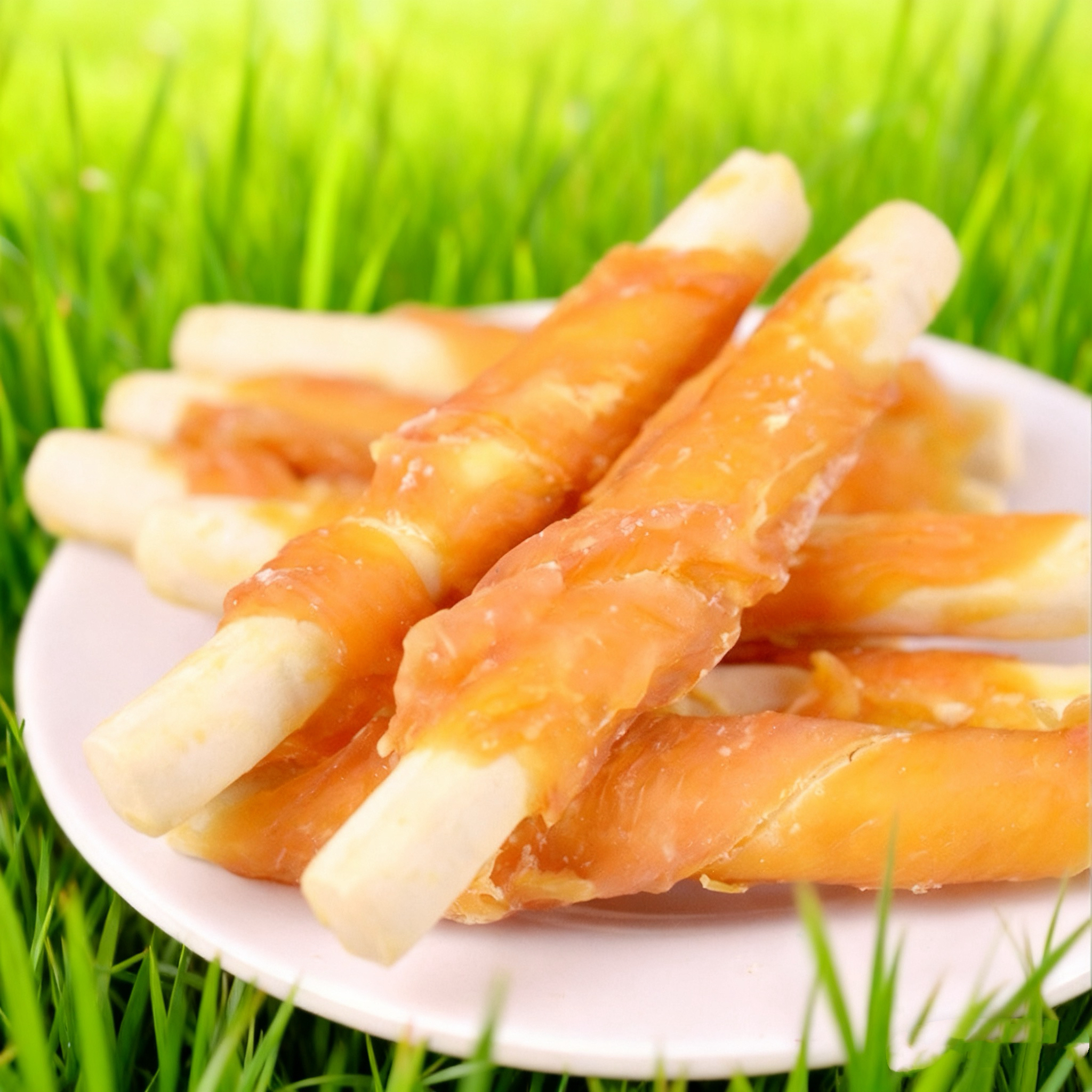 鸡肉绕钙奶棒狗零食中幼小型犬磨牙洁齿营养补充宠物奖励