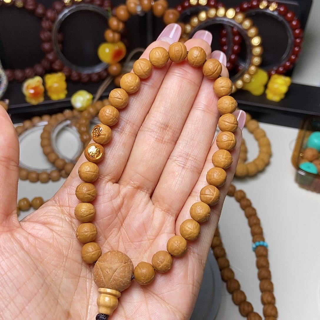 手串猴头核桃猴头凤眼手持尺寸08左右