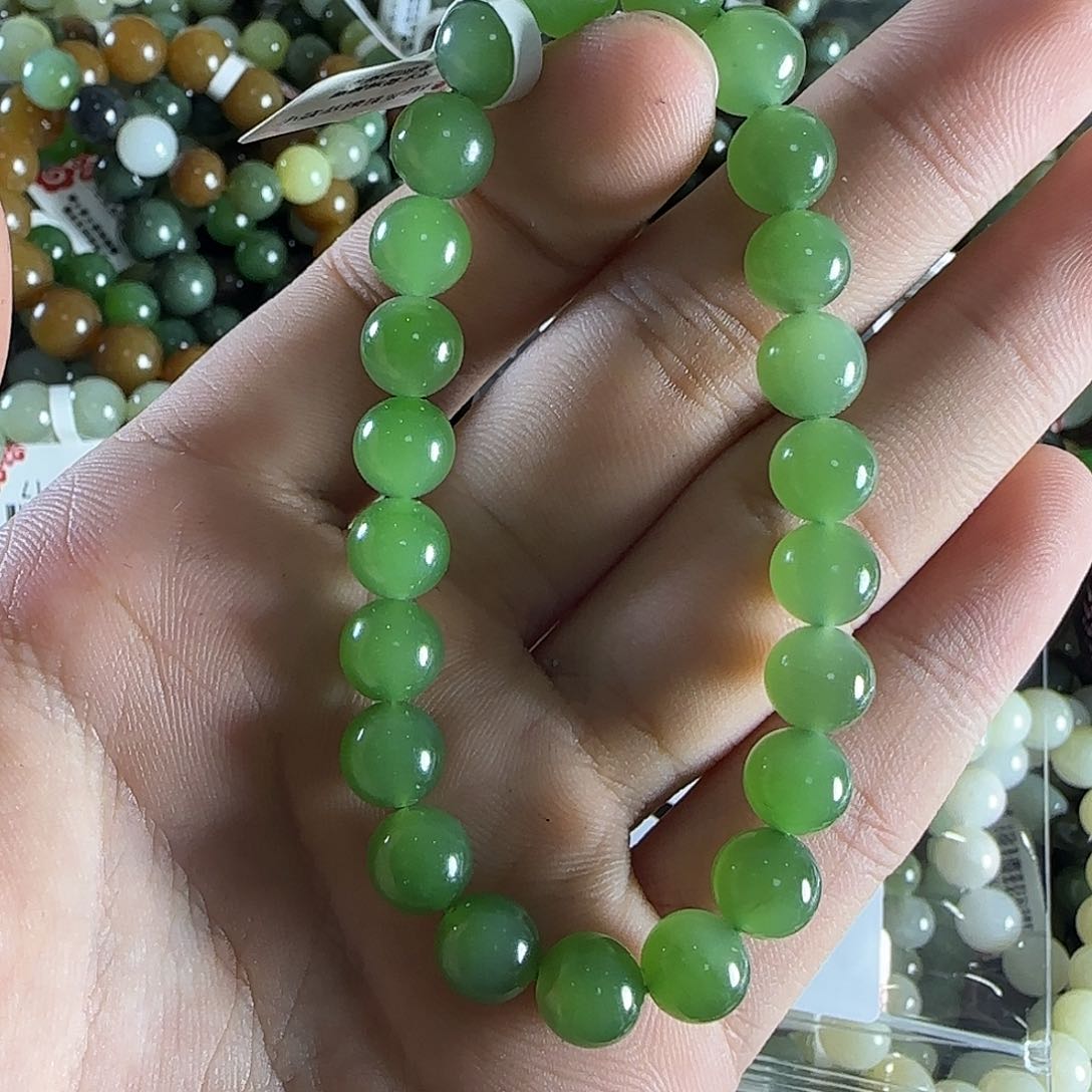 和田玉手链未镶嵌85