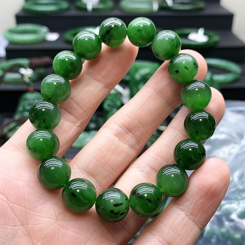 【闪购商品】和田玉（碧玉）手链未镶嵌