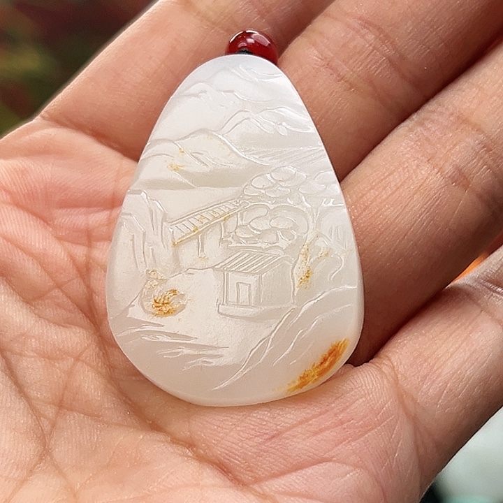 和田玉颈饰未镶嵌