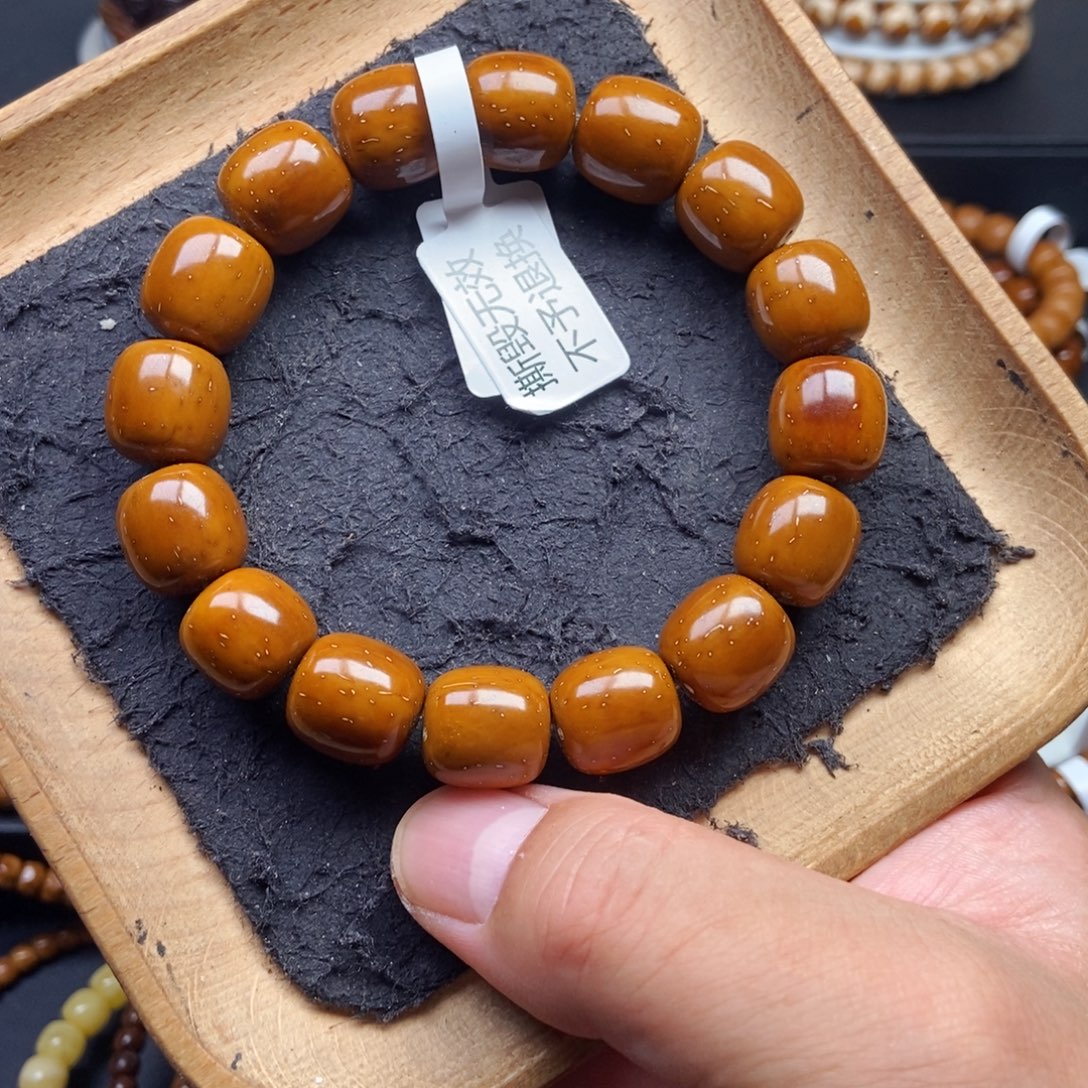 紫金鼠手串13.7mm精品黄金甲
