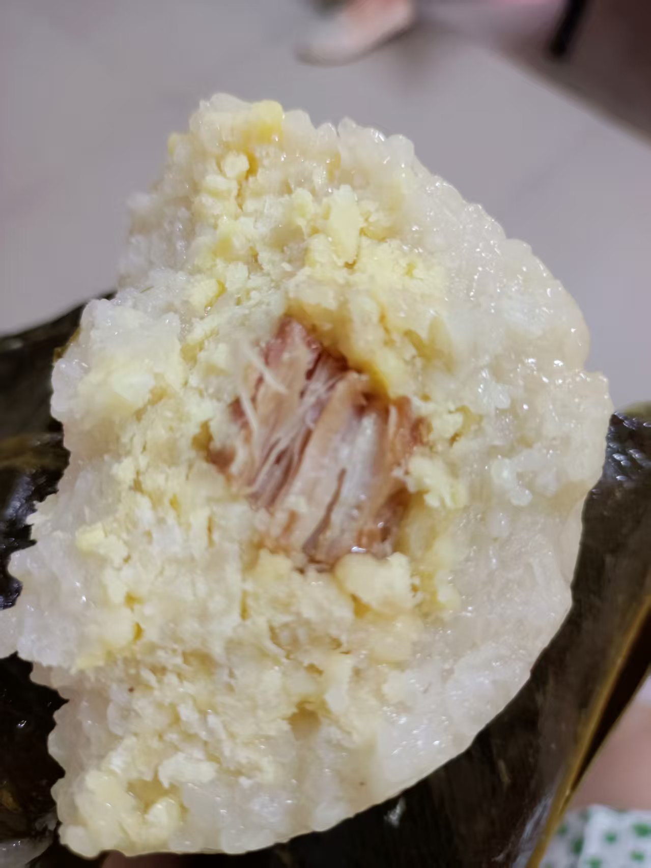 广西灵山特产绿豆猪肉粽真空包装正宗手工粽350克/个