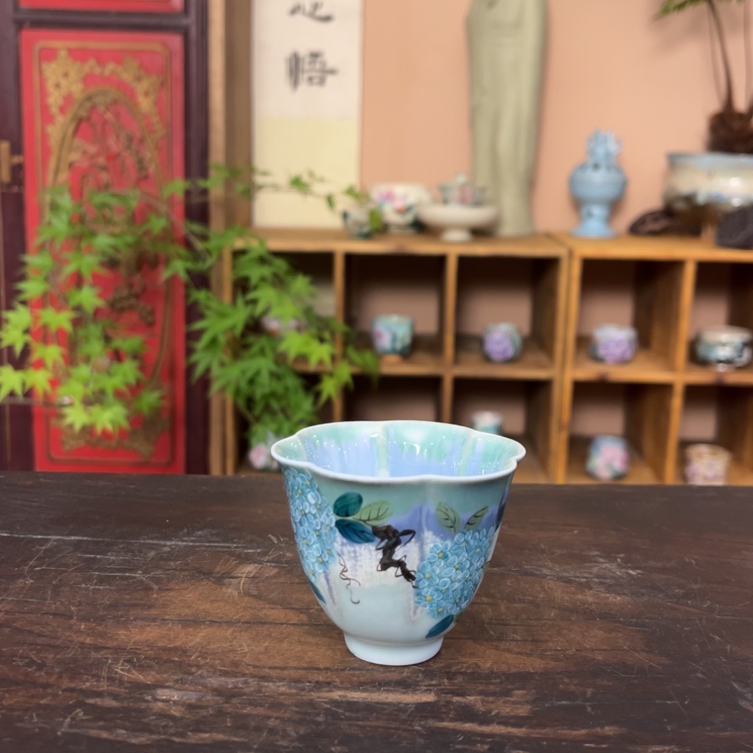 柴烧纯手工手绘陶瓷