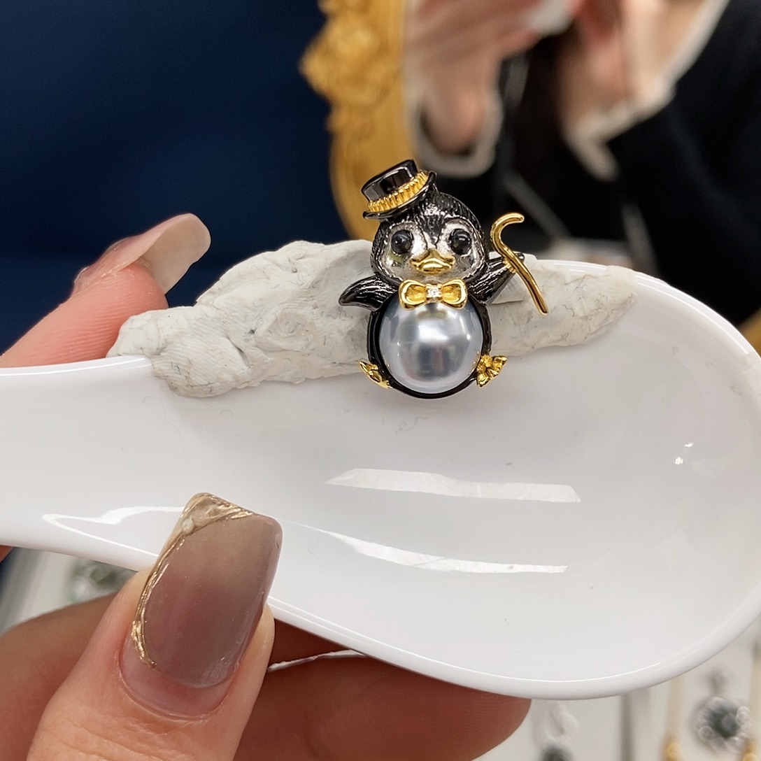 海水珍珠颈饰银S925镶嵌派****