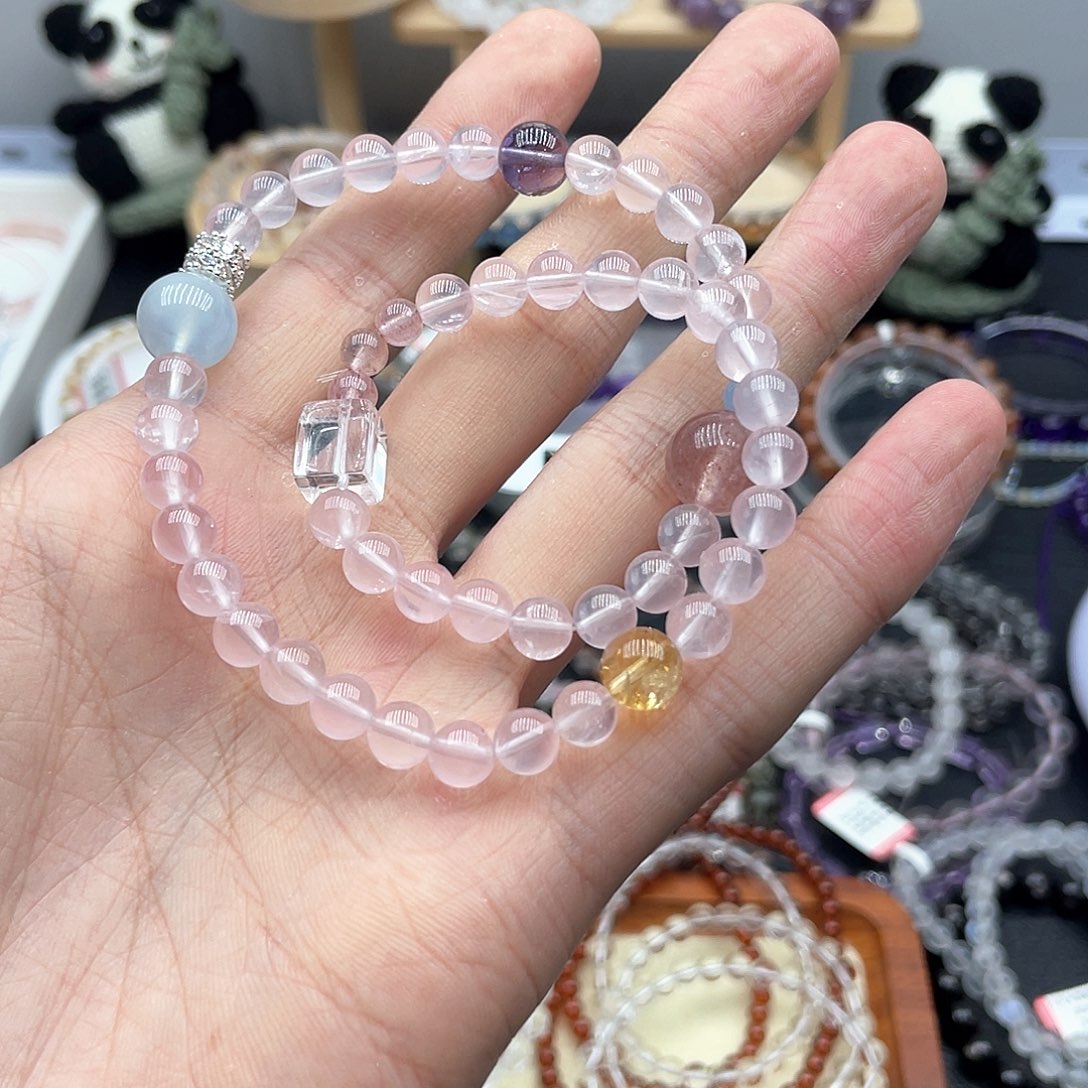 水晶手链未镶嵌Diy款