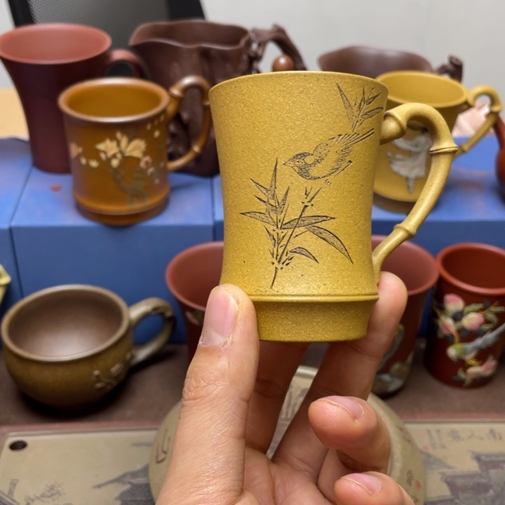 紫砂茶杯紫砂主人杯