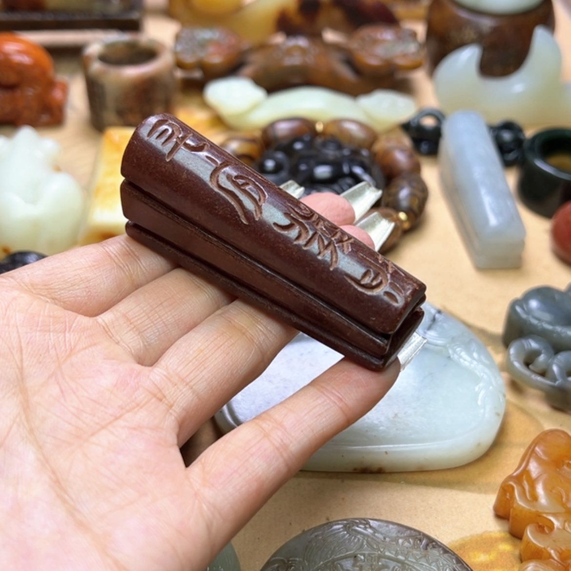 【闪购商品】蛇纹石玉颈饰未镶嵌