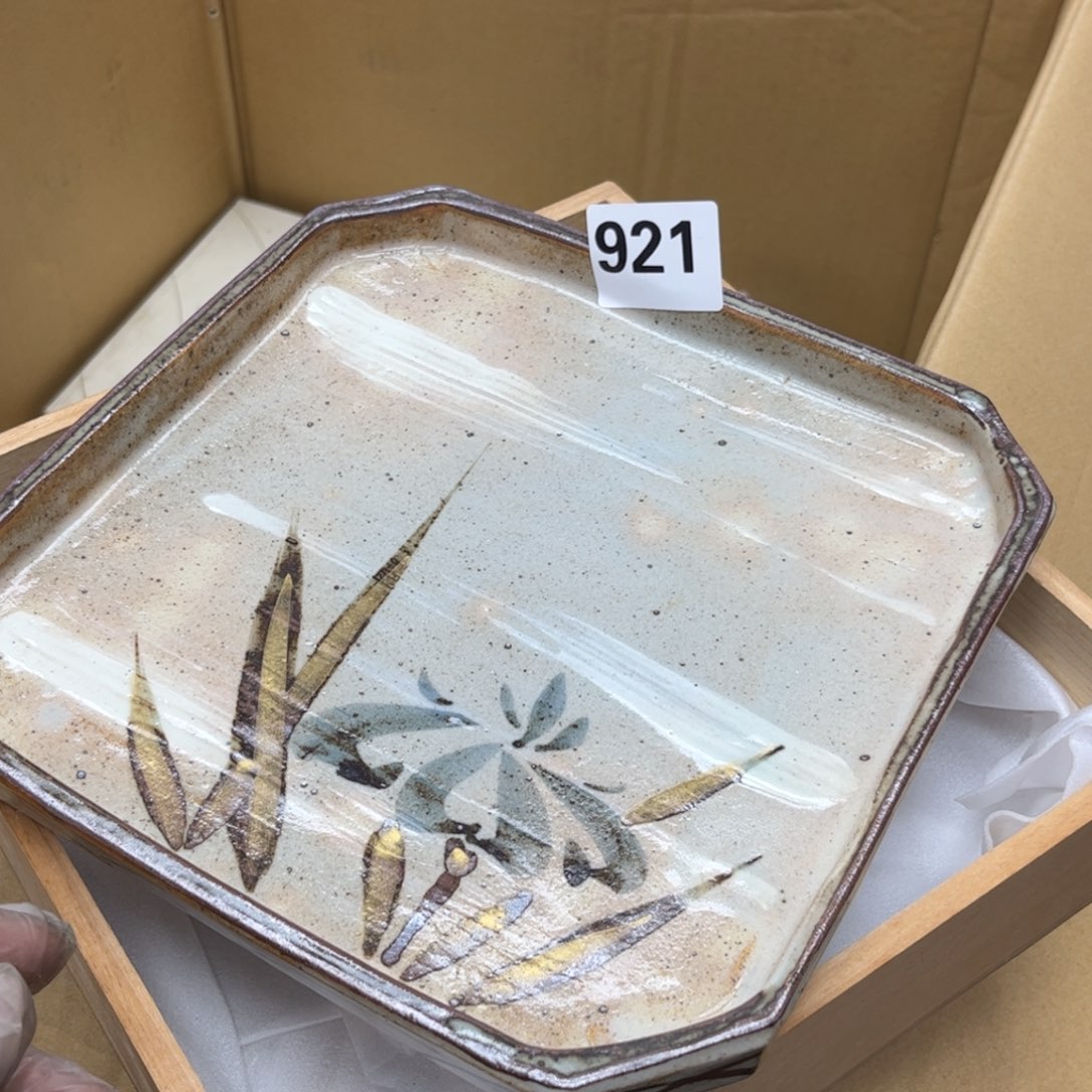 瓷片摆件工艺品摆件666