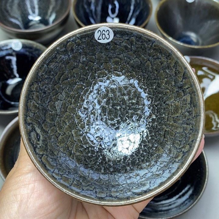 茶盏止*?建窑建盏柴烧主人杯