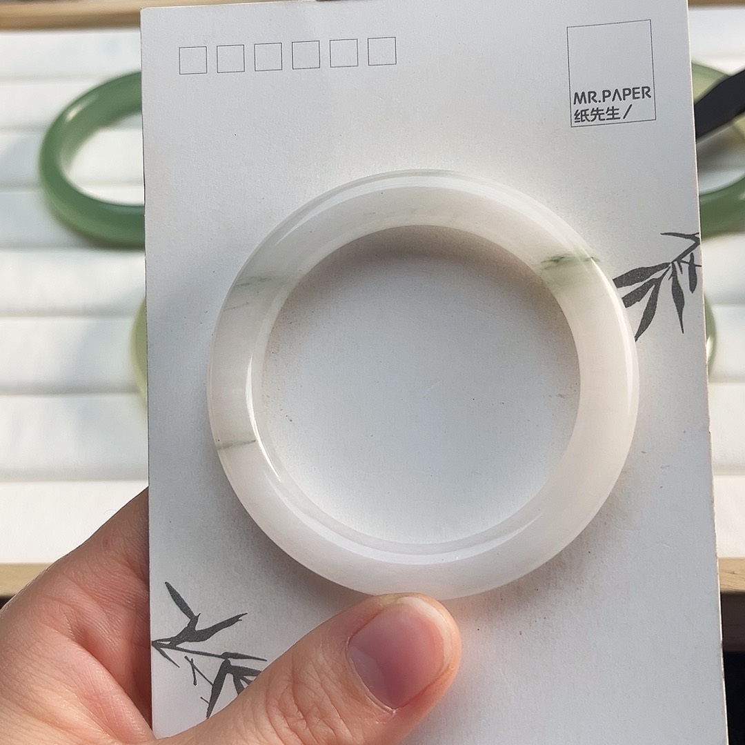 未镶嵌手镯石英质玉6