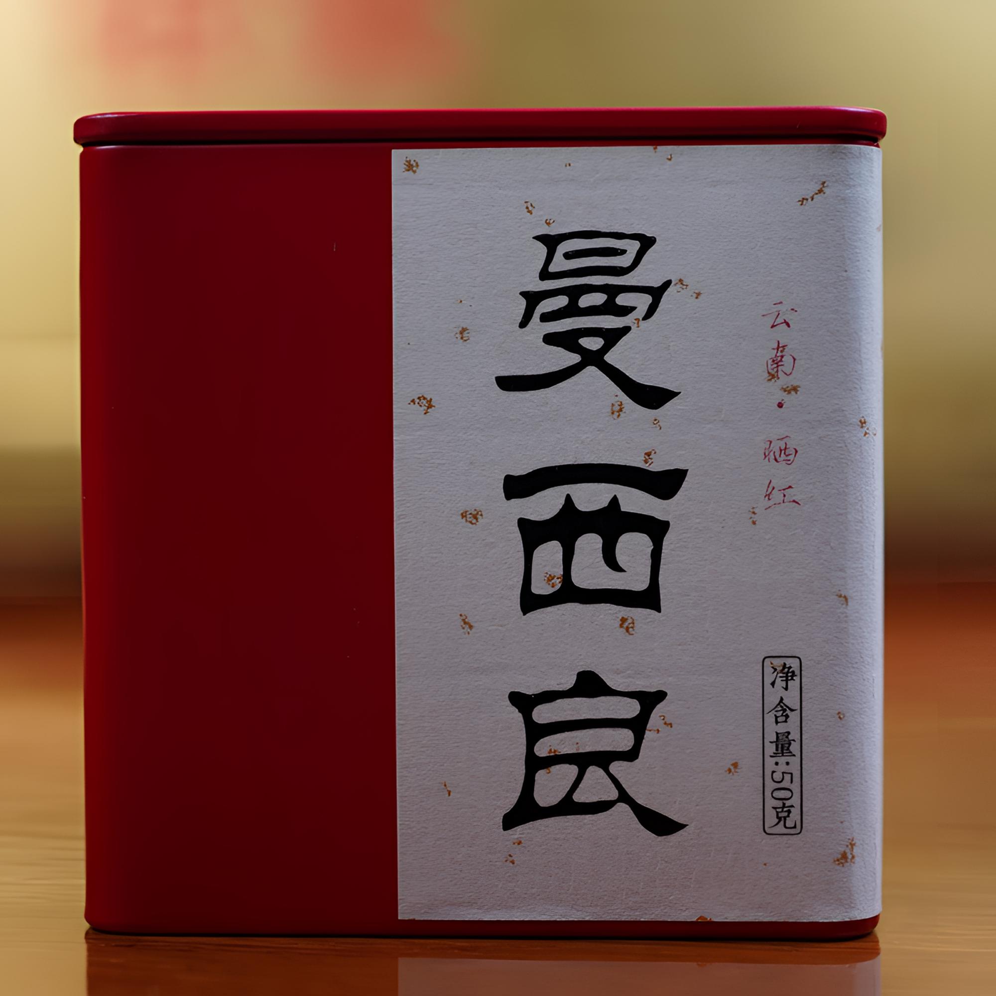 勐宋曼西良滇红茶曼西良古树红茶晒红50克罐装 勐海晒红勐宋红茶