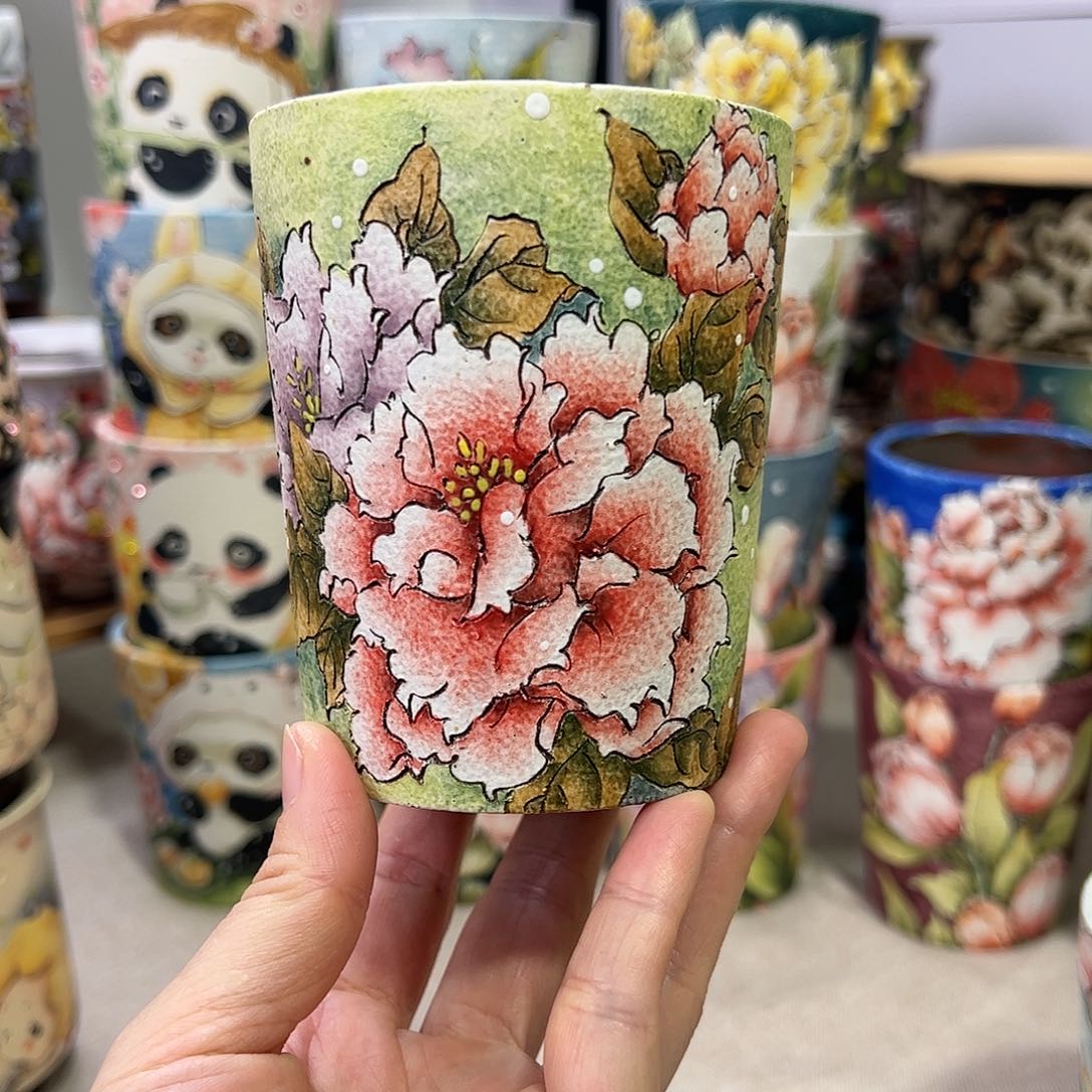 景德镇陶瓷花盆景德镇陶瓷花盆