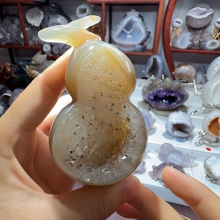 9***ღ玛瑙/玉髓未镶嵌挂件