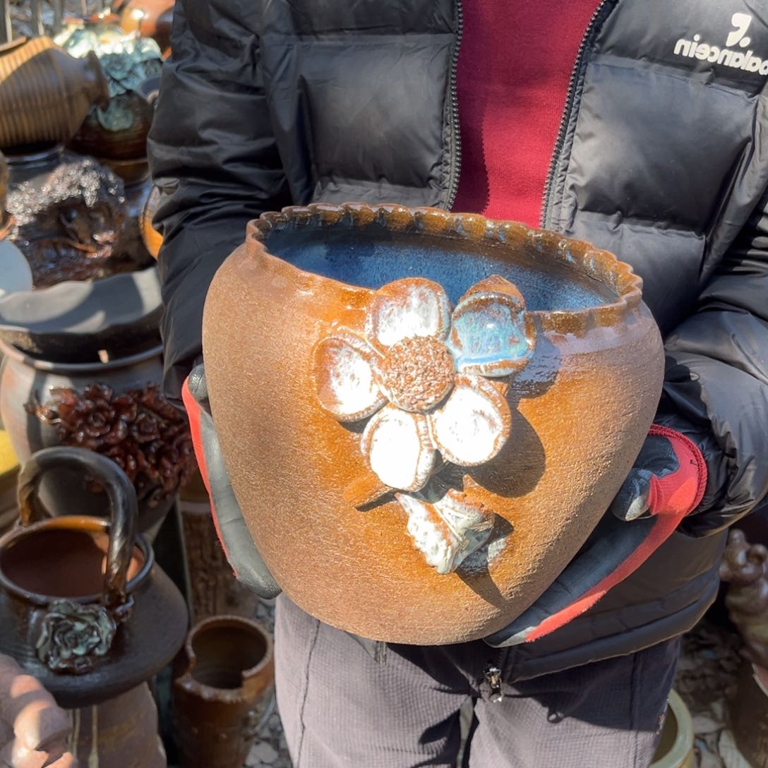 红陶高20口20无孔