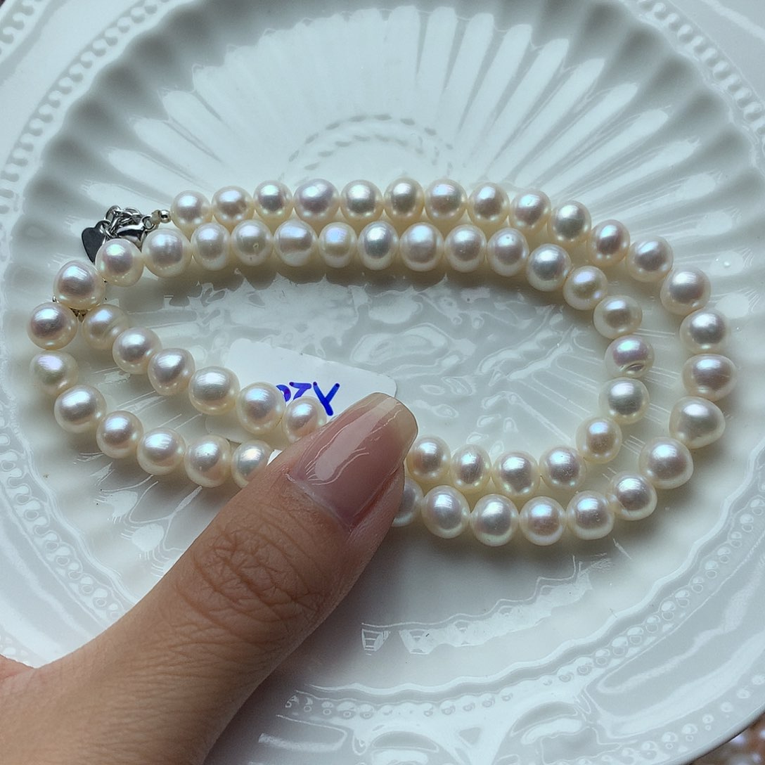 淡水珍珠7-8未镶嵌n88项链