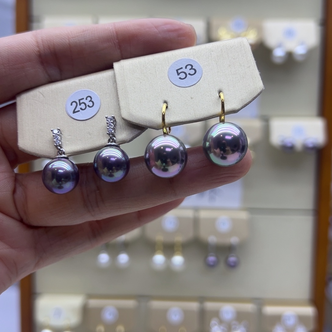 淡水珍珠未镶嵌耳饰