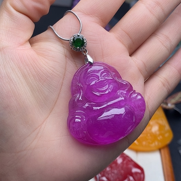 翡翠未镶嵌颈饰369手串