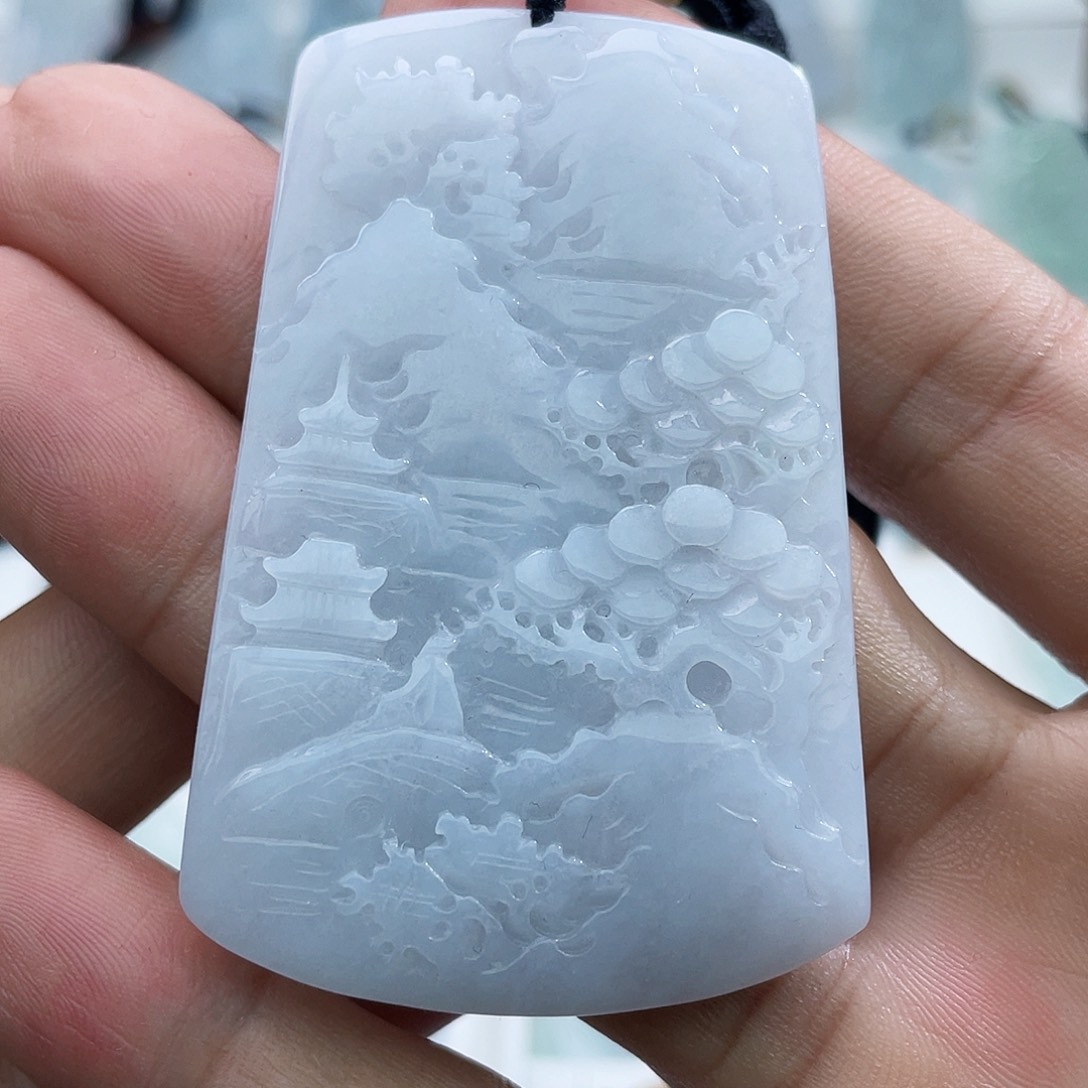 颈饰未镶嵌翡翠翡翠