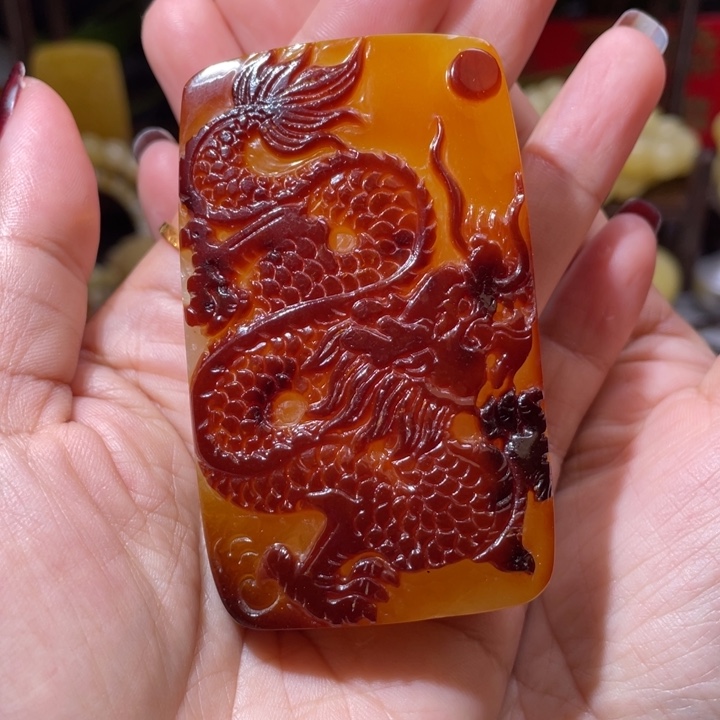 琥珀吊坠(不含链)未镶嵌