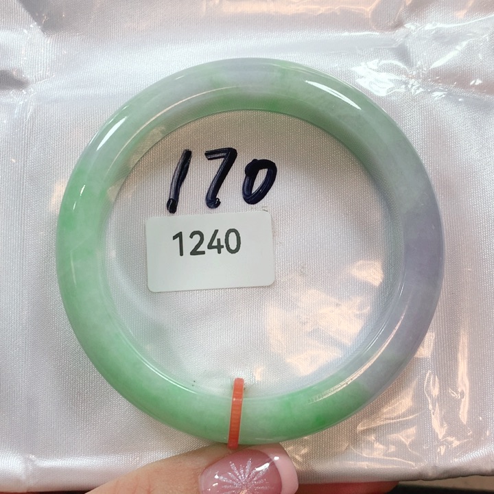 翡翠手镯未镶嵌天然翡翠手镯56