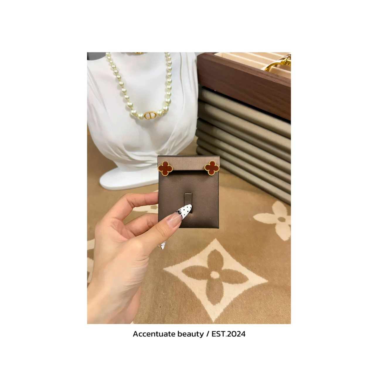 单花围巾吉祥花 V1