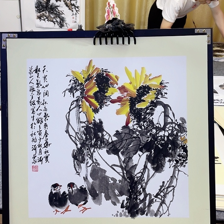 国画张圣敏先生纯手绘作品