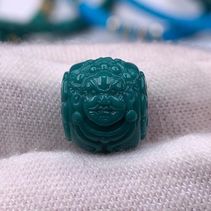 绿松石车挂未镶嵌