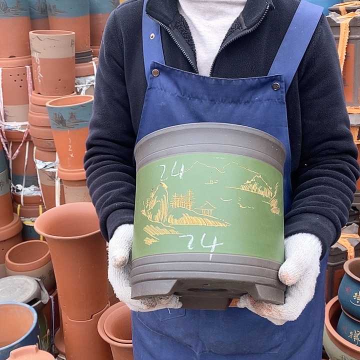 紫砂花盆紫砂花盆