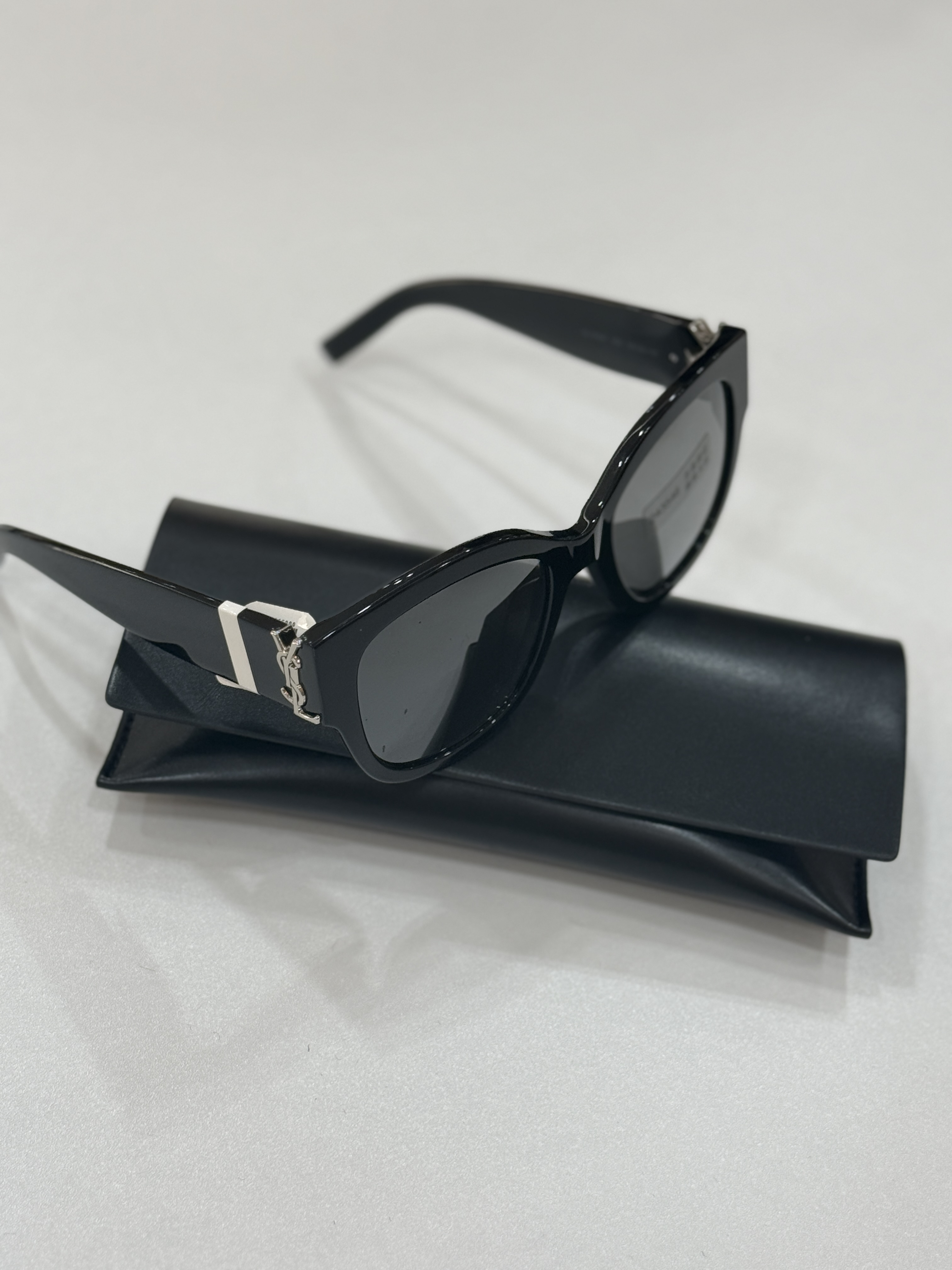 95新 YSL/圣罗兰 夏七中古/ysl银标太阳镜