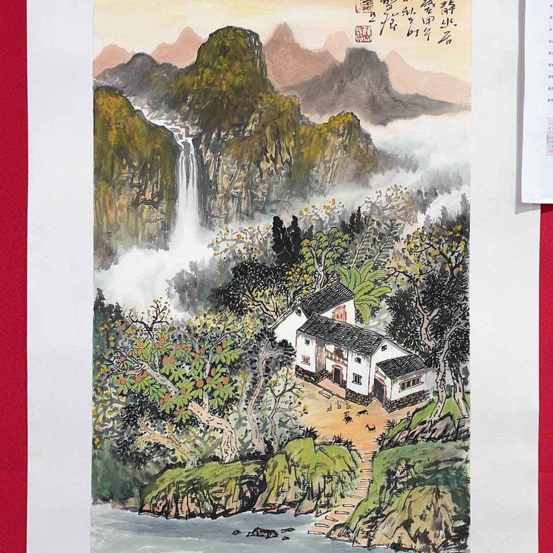 国画李慶友老師精品作品