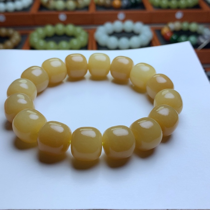 和田玉手串未镶嵌