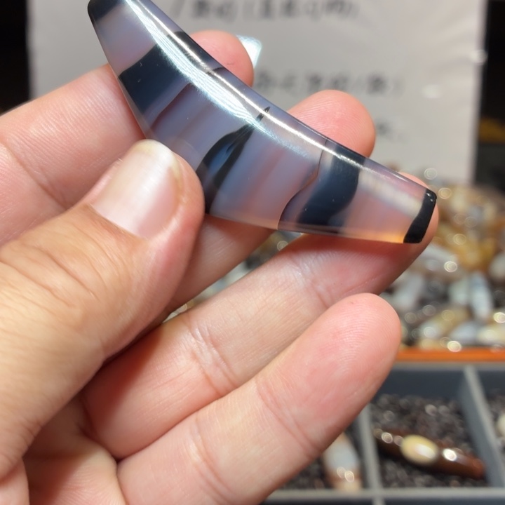 玛瑙/玉髓散珠_HEIMORI 天然天珠