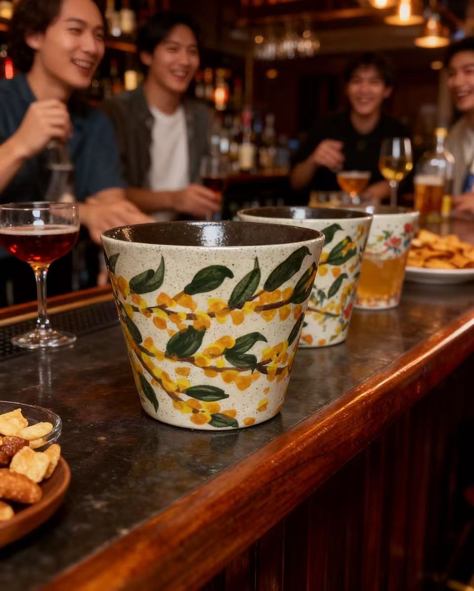 手工手绘创意早餐杯水杯桂花陶瓷茶杯欧式复古家用猪口杯 MB082