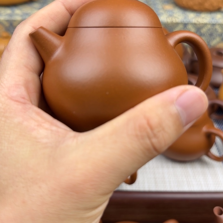 二***的茶壶紫砂小煤窑朱泥