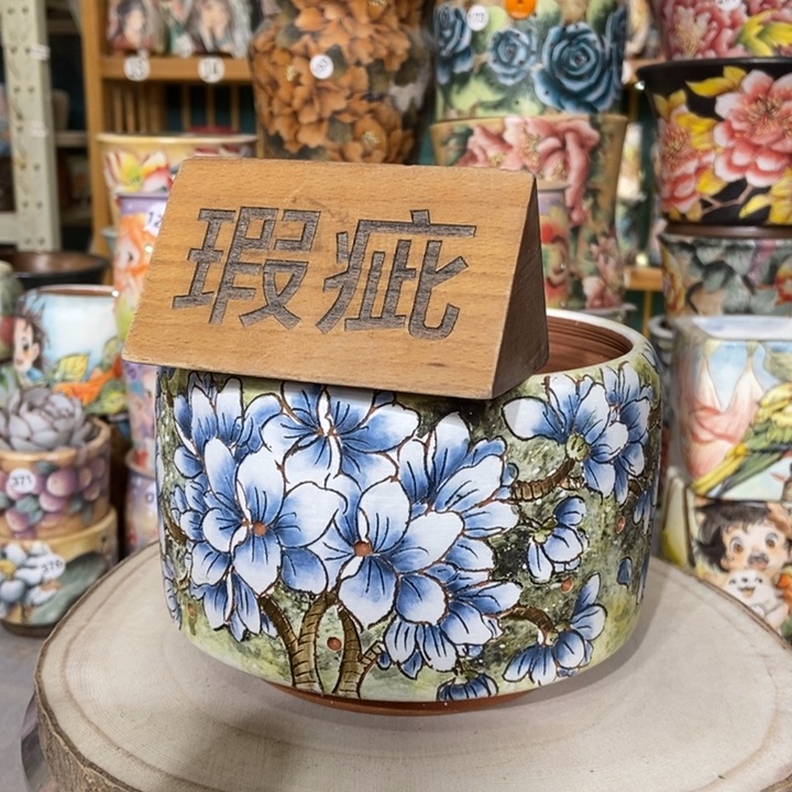 红陶景德镇艺术手绘作品