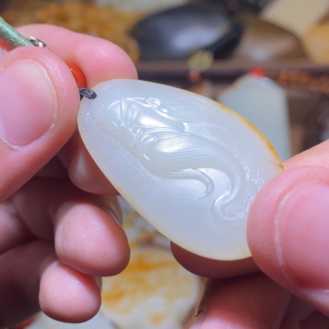 和田玉颈饰未镶嵌