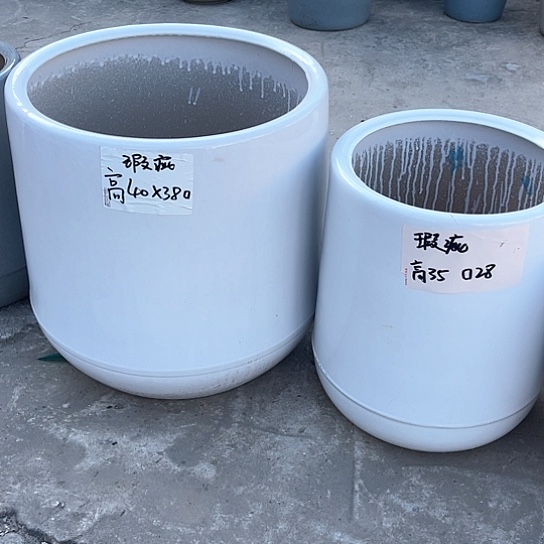 红陶陶瓷花盆默认瑕疵