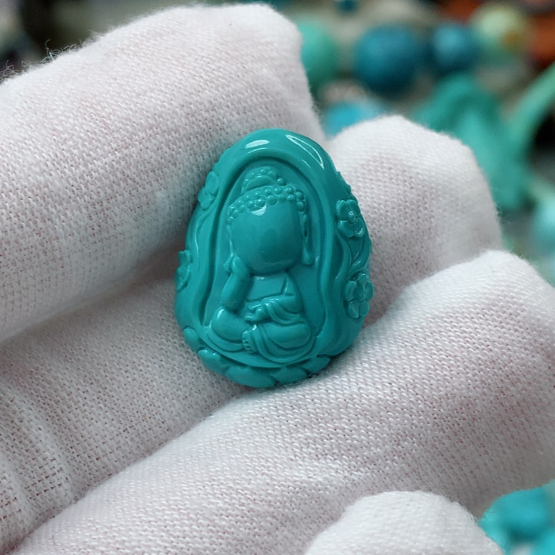 绿松石珠宝奇石未镶嵌