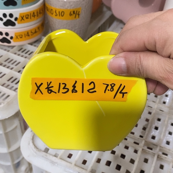 陶盆有孔 瑕疵针孔漏釉介意勿拍 口高