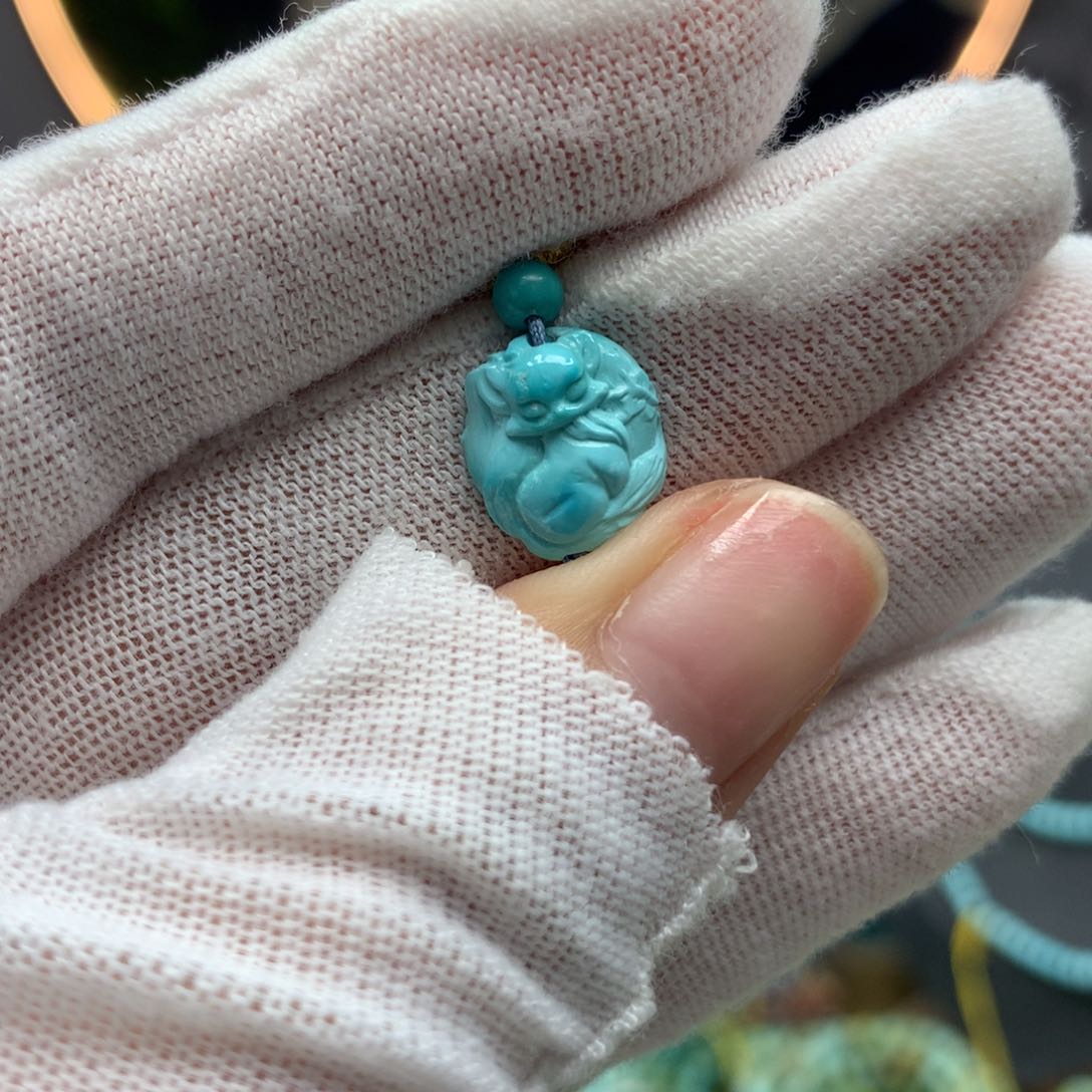 绿松石挂件未镶嵌