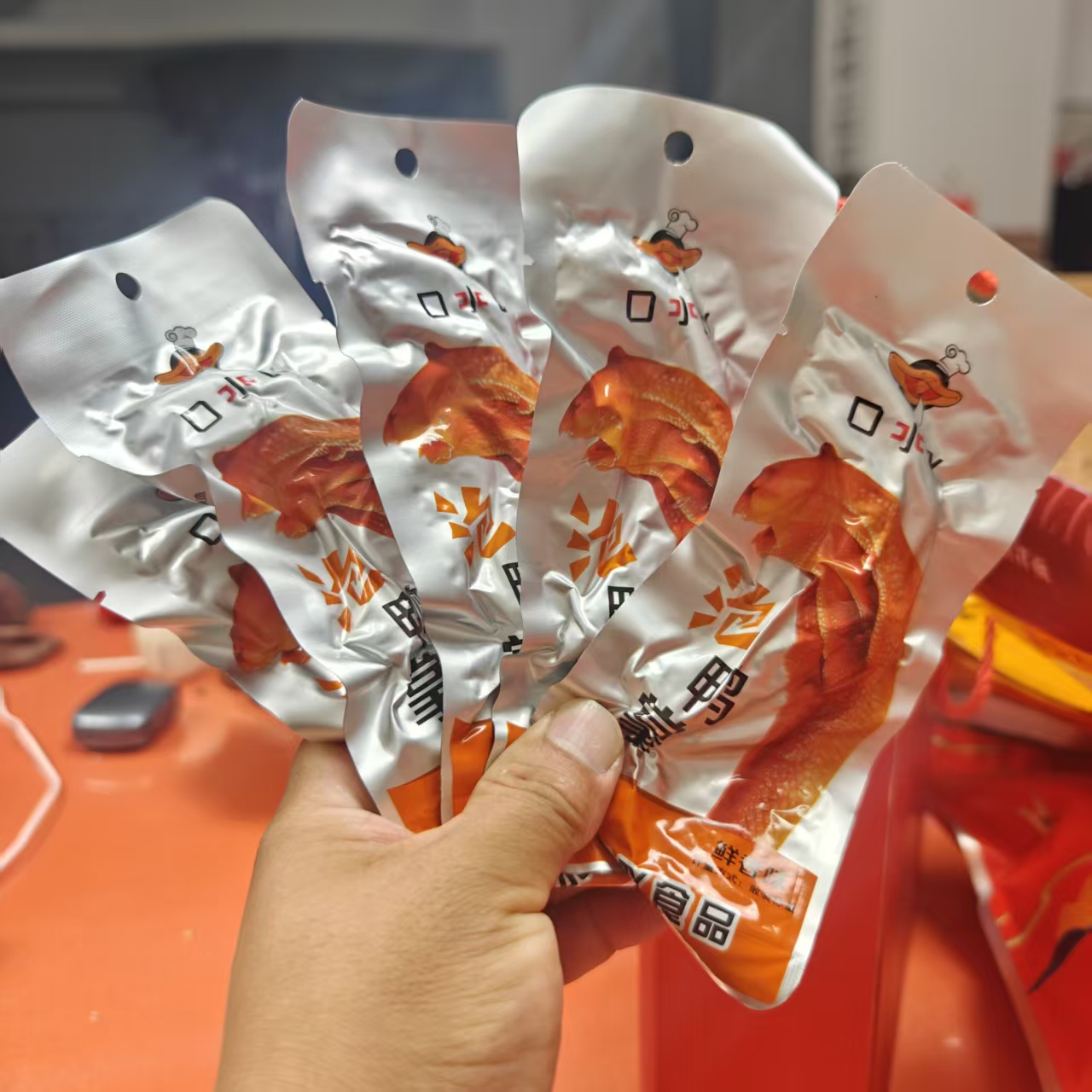 福建福安特产口水吖泡鸭爪