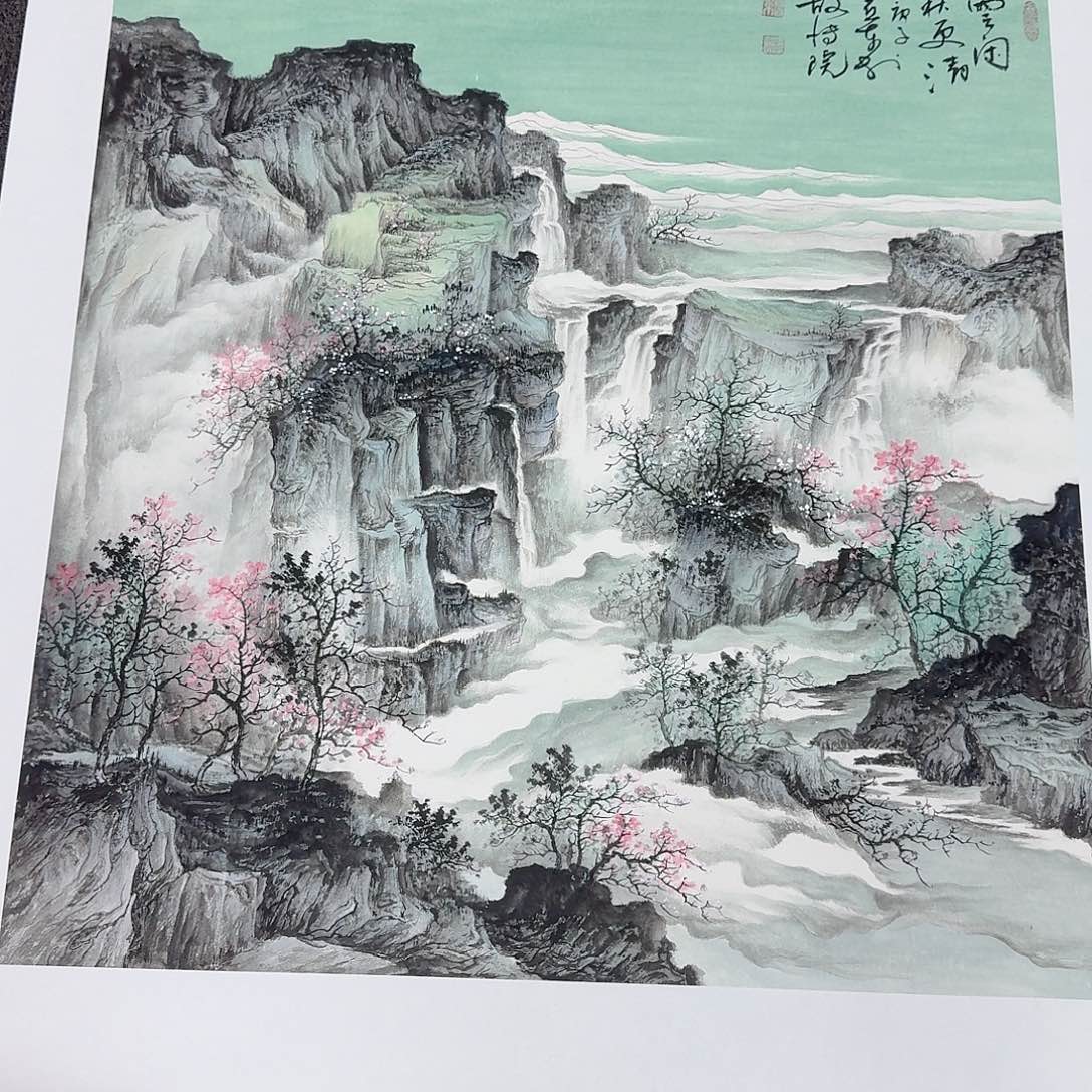 国画多次参加国内外大型