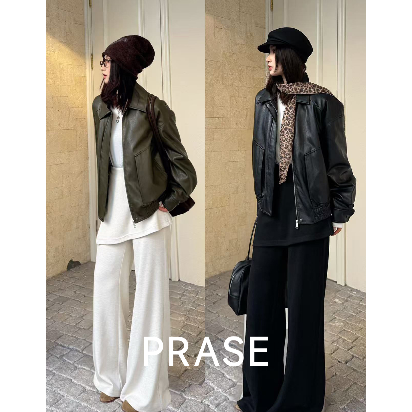 PRASE·噜【摩登温度】新国标90白鸭绒冬夹羽绒休闲短外套女PR511B04