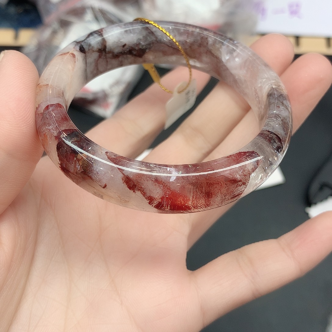 水晶手镯未镶嵌85(53:;:)