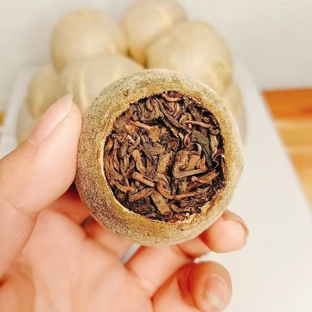 正宗地道化州橘红普洱茶