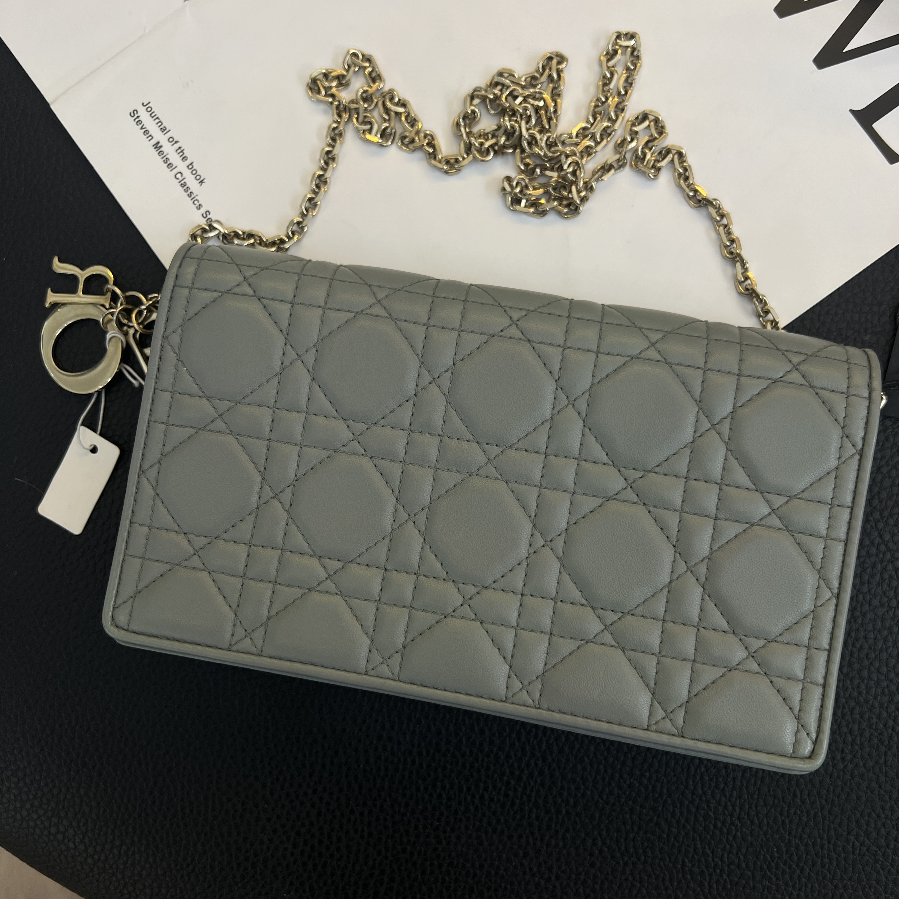 95新 DIOR/迪奥 大麦中古/dior戴妃五格斜挎包/